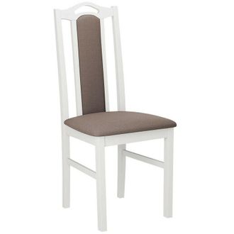 Mirjan24 Mobilier1 - Silla Victorville 139, Blanco, 97x43x48cm, Tapiz, De Madera, Madera, Muebles Ya Montados