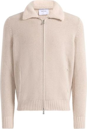 Gran Sasso C&aacute;rdigan con cremallera completa - Knitwear - Hombre - Beige - XL