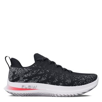 Under Armour Flow Velociti 3 Mens Running Shoes Black/Grey 8 (42.5)