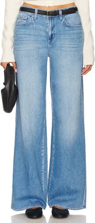 L'agence Alicent Wide Leg Jean In Caster