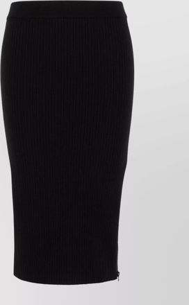 Tom Ford ribbed silk blend skirt with elastic waist