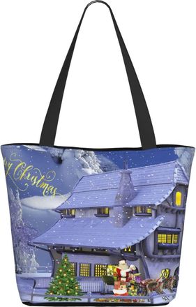 AOOEDM Merry Christmas Ladies Shopping Bag 13x11x7in.The Perfect ValentineS Day Gift.It Is The Best ValentineS Day Gift For Mom, Daughter, Wife,Etc
