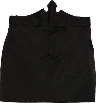 Coperni x Disney Minigonna con dettaglio corona - Nero