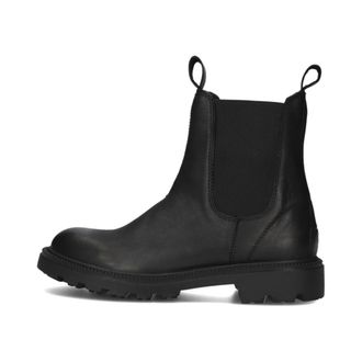Inuovo Inuovo, Schoenen, Dames, Zwart, 39 EU, Leer, Zwarte Chelsea Boots Stijlvol Comfortabel Model