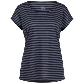 Stoic MerinoChill MMXX. G&ouml;teborg Loose Tee St Merinoshirt f&uuml;r Damen | blau