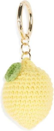 Leith Crochet Lemon Bag Charm in Yellow Multi- Gold at Nordstrom Rack