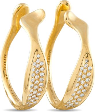 Tiffany & Co. 18K Yellow Gold 0.89ct Diamond Earrings TI28-060526