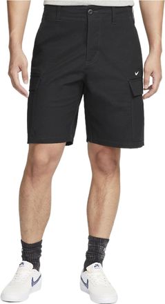 Nike Mens Nike Solid Color Button Cargo Shorts Black DQ6293-010