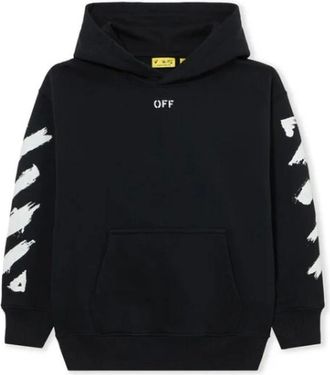 Off-white Cotton Sweatshirt - male - Off White - Kids Sweatshirts - Black - 12 Y - Kids