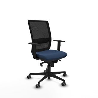 Piqueras y Crespo Silla De Oficina Piqueras Y Crespo Haches Negro Soporte Lumbar