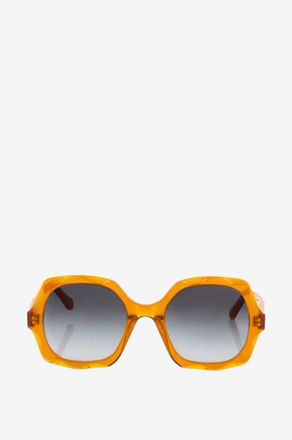 Chloé Quadratische Sonnenbrille mit welligen Details Olivia