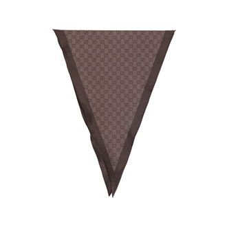 Gucci GG Patterned Silk Scarf