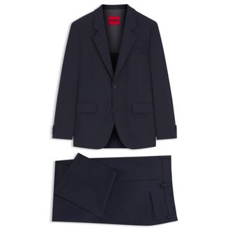 HUGO BOSS Two-piece modern-fit suit in stretch twill