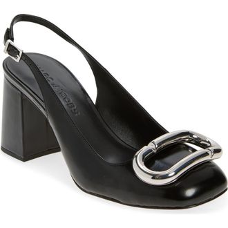 Marc Jacobs The Pop J Marc Slingback Pump in Black at Nordstrom, Size 11Us