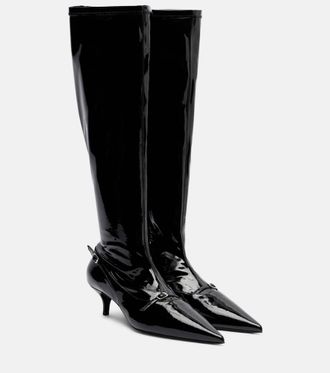 Magda Butrym Patent leather knee-high boots