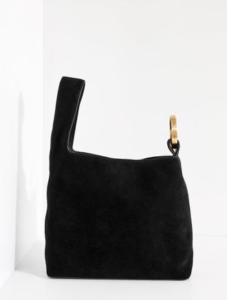 Talbots RSVP Skylar Suede Clutch - Black - 001 Talbots