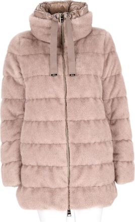 Herno Plush Quilted A-Shape Down Jacket
