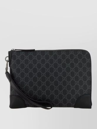 Gucci printed canvas document case