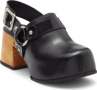 Rag & Bone Farrah Harness Clog in Black at Nordstrom Rack, Size 9.5Us / 39.5Eu