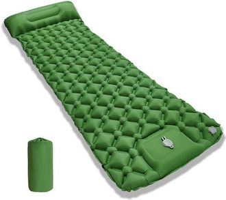 OEM Colchoneta Autoinflable Ultraligera Con Almohada Y Bomba De Pie, Impermeable Y Aislante Para Acampar Y Actividades Al Aire Libre