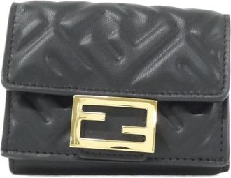 Fendi Leather Wallet (Tri-Fold) (Pre-Owned)