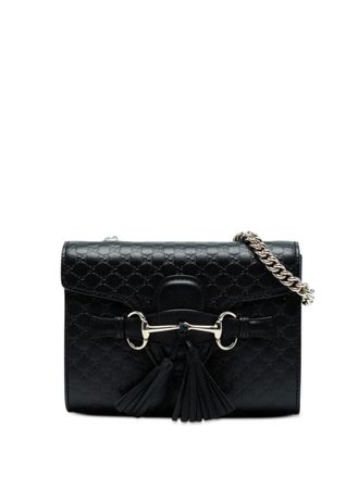 Gucci Borsa a tracolla Mini Microguccissima Emily 2016-2025 - Nero