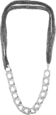 Dansk Copenhagen Chunky Chain Necklace voor verfijnde stijl - Dames - Kettingen - Grijs - ONE Size - Accessoires