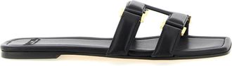 Elisabetta Franchi Lambskin Womens Slides