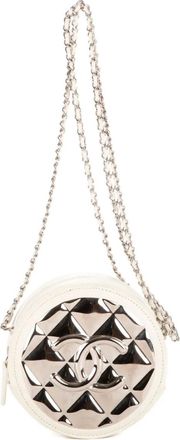 Chanel Borsa a tracolla in pelle - Bianco
