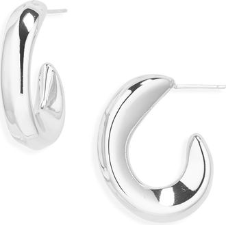 Argento Vivo Chunky Hoop Earrings in Silver at Nordstrom Rack