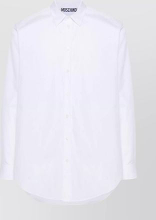 Moschino contemporary curved hem shirt