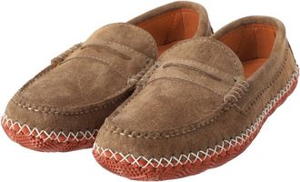 Quoddy Mens Slip-On Shoe In Beige