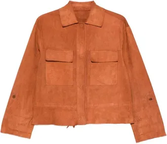 Santoro London Flap-pocket Suede Jacket