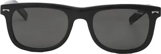 Montblanc Dark Grey Square Mens Sunglasses MB0260S 006 53