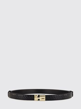 Tom Ford Cintura in pelle di vitello con stampa pitone e fibbia