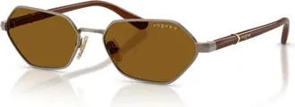 Vogue Vo4349S 513883 Sunglasses - female - VOGUE - Sunglasses - Brown - 54 MM - Accessories