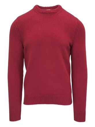 Faherty ribbed knit sweater - Red
