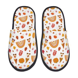 Generic Fall Gnomes Harvest Unisex Sliders Slip On House Slippers Cosy House Shoes For Winter Bedroom Outdoor M