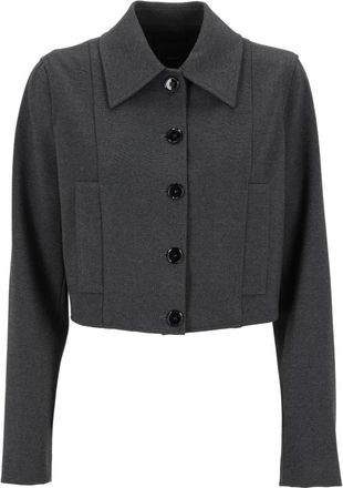 Pinko Pinko, Jassen, Dames, Grijs, M, Stijlvolle jas in I76 kleur