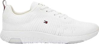 Tommy Hilfiger Heren Tevo Run Hardlooptrainers (Wit)