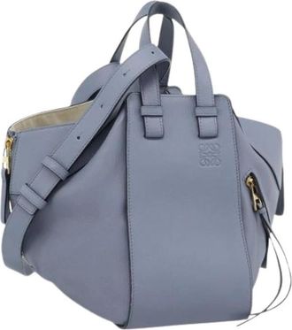 Loewe Pre-owned Hand Bag - Dames - Vintage Handtas - Blauw - ONE Size - Leer - Vintage
