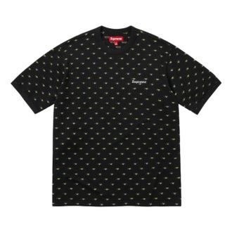 SUPREME SS26 Hearts Intarsia Ringer T-Shirt Black SUP-SS26-197-BLK