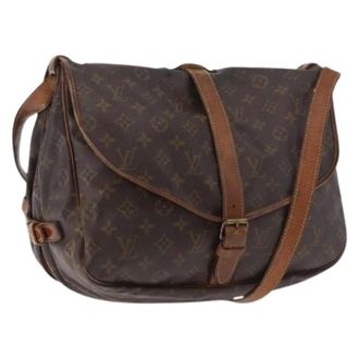 Louis Vuitton Pre-owned Saumur 35 Shoulder Bag - Dames - Pre-owned - Bruin - Maat: ONE Size
