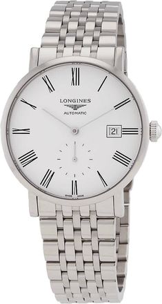 Longines Elegant Automatic White Dial Mens Watch L4.812.4.11.6
