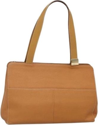 Burberry Pre-owned Handbags, female, Brown, Size: ONE SIZE Pre-owned Vintage Tote Bag