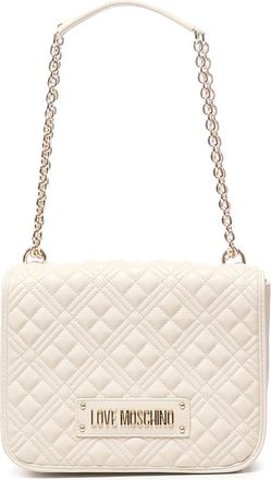 Love Moschino Quilted Shoulder Bag With Logo
