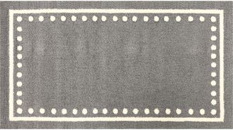 R16 Home Dottie Moon Mist Indoor/Outdoor Doormat in Grey/White at Nordstrom Rack