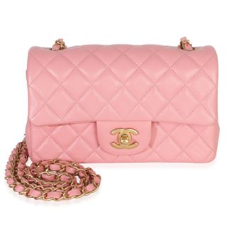 Chanel Quilted Lambskin Mini Rectangular Flap Bag