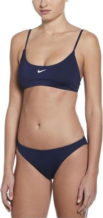 Nike Essential Bralette Bikini - Dames - Badpakken - Blauw - L - Polyester - Fitness