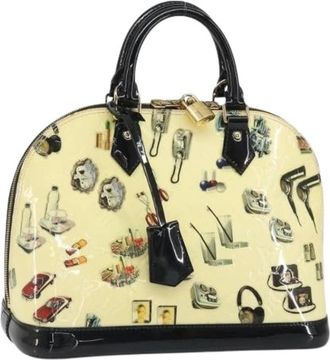 Louis Vuitton Pre-owned Handbags, female, White, Size: ONE SIZE Pre-owned Alma PM Hand Bag